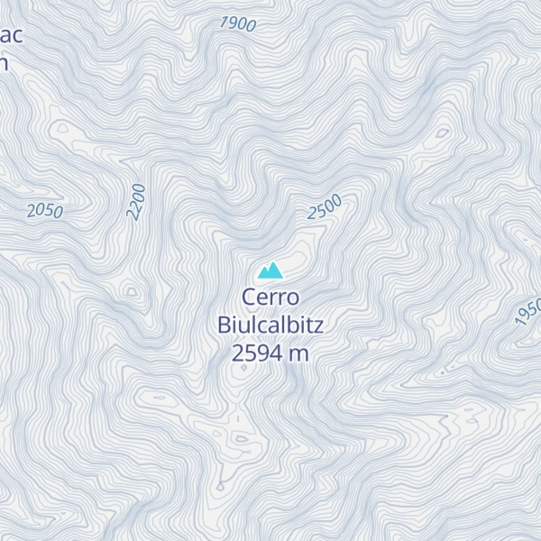 Map of Cerro Biulcalbitz
