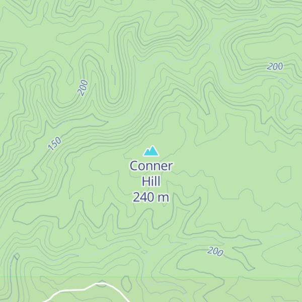 Map of Conner Hill