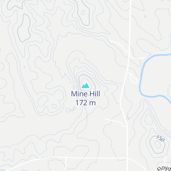 Map of Mine Hill