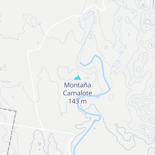Map of Montaña Camalote