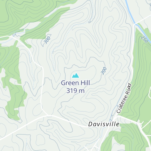 Map of Green Hill