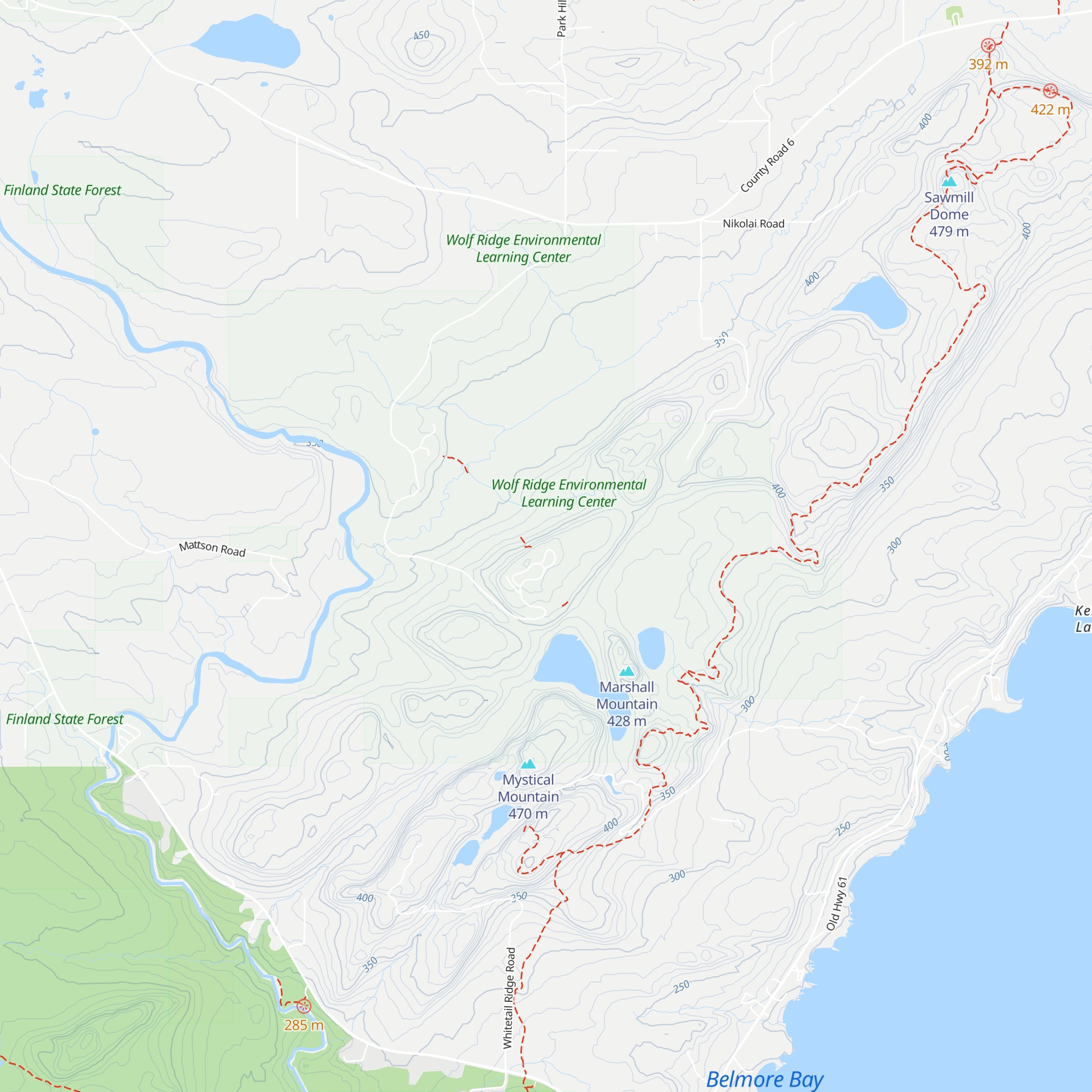 Summit Lodge map