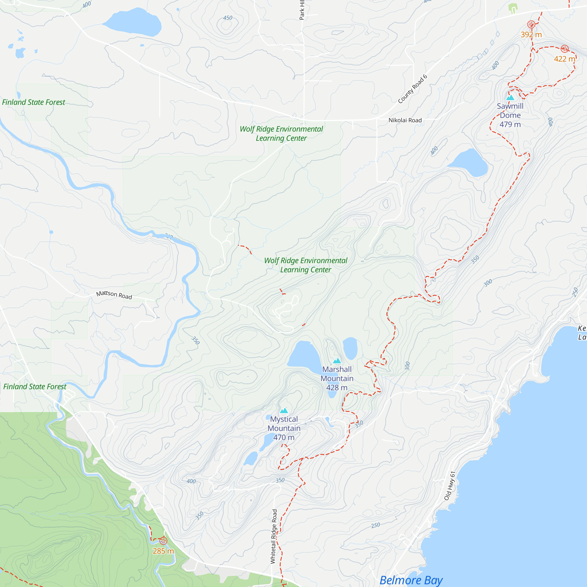 Summit Lodge map