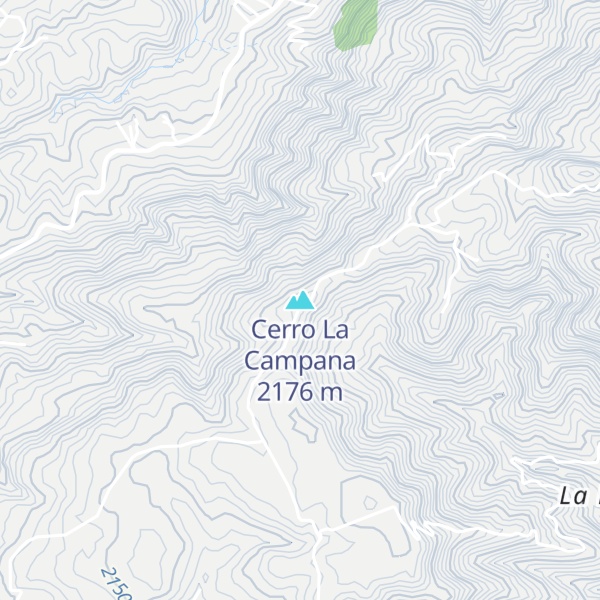 Map of Cerro La Campana