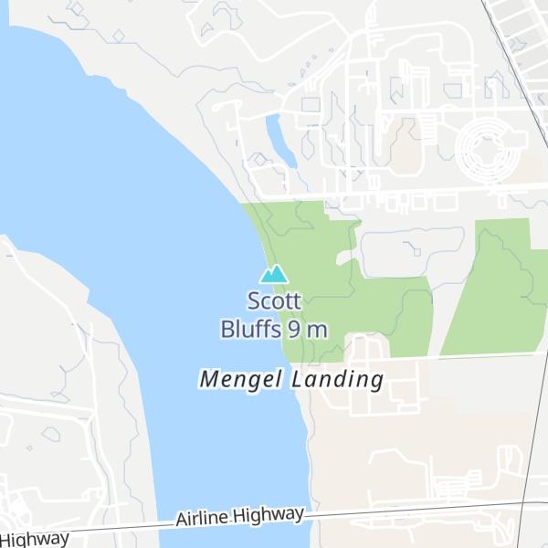 Map of Scott Bluffs