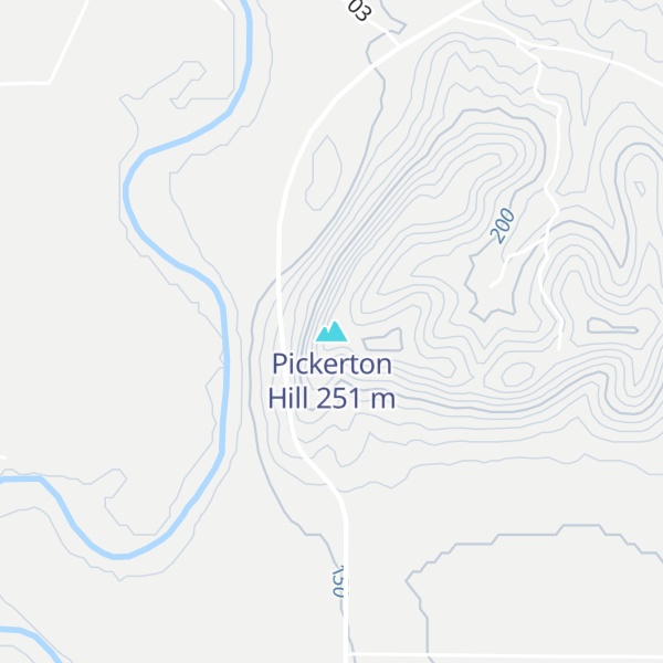 Map of Pickerton Hill