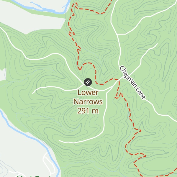 Map of Lower Narrows