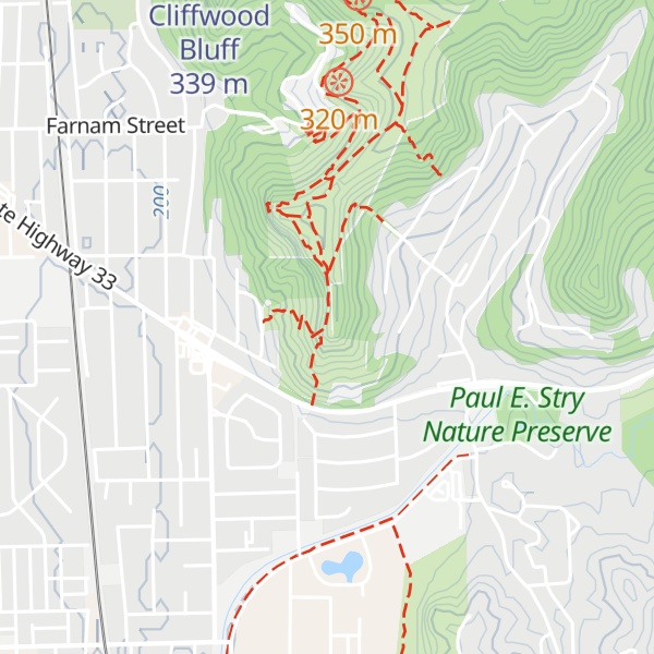 Map of Hedgehog Bluff