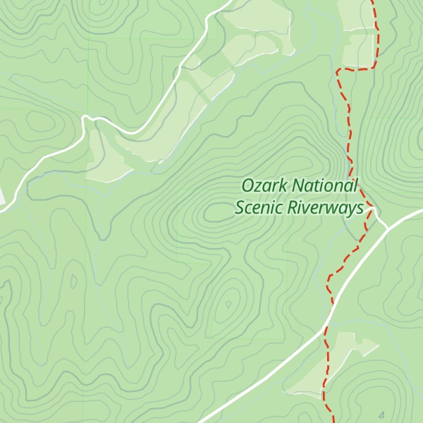 Map of Buzzard Mountain