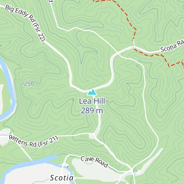 Map of Lea Hill