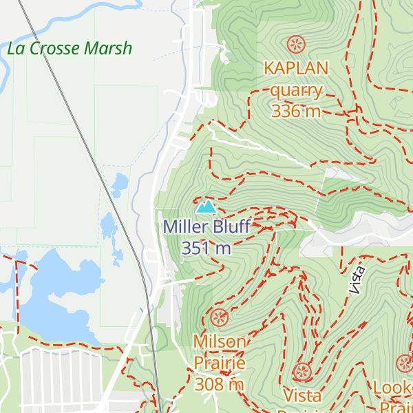 Map of Miller Bluff