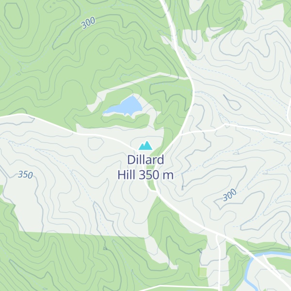 Map of Dillard Hill