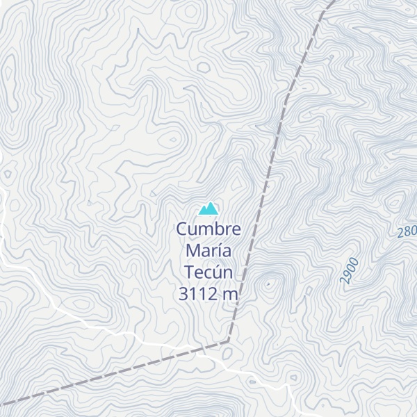 Map of Cumbre María Tecún