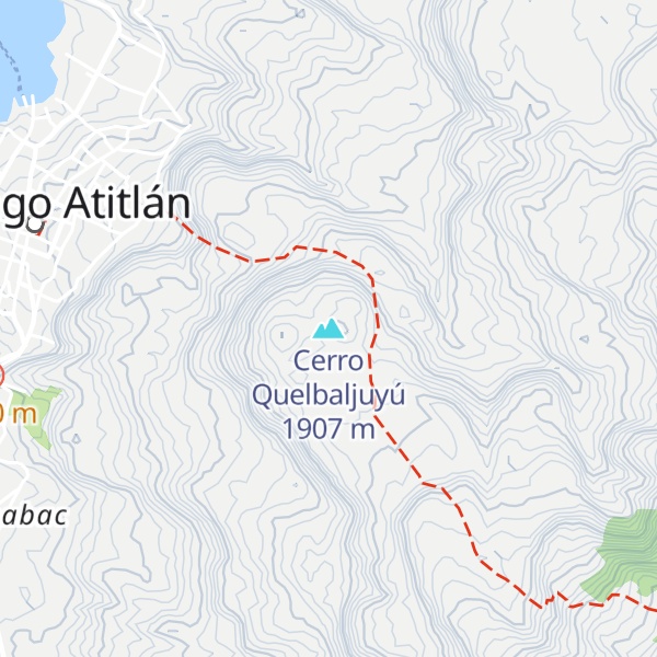 Map of Cerro Quelbaljuyú