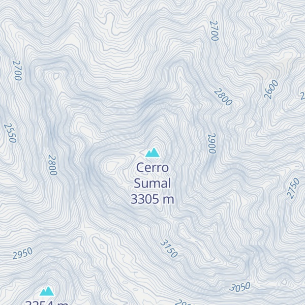 Map of Cerro Sumal