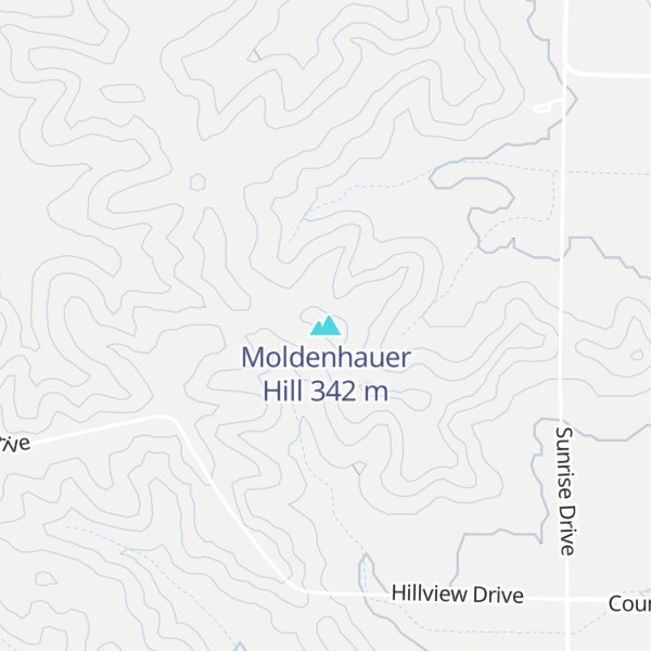 Map of Moldenhauer Hill