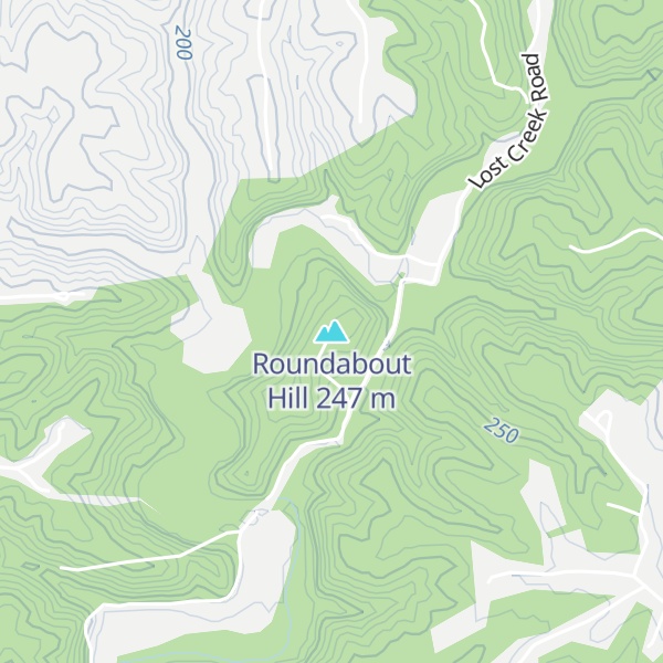 Map of Roundabout Hill