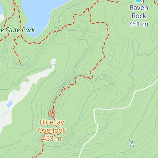 Map of Mount Trudee