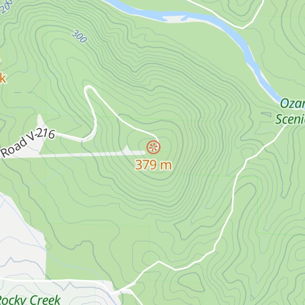 Map of Coot Mountain