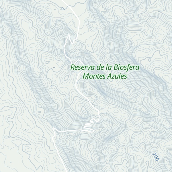 Map of Cerro Chuncerro