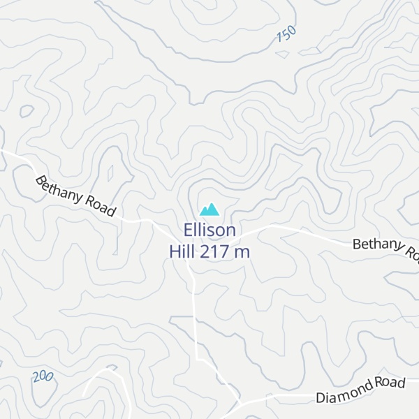 Map of Ellison Hill