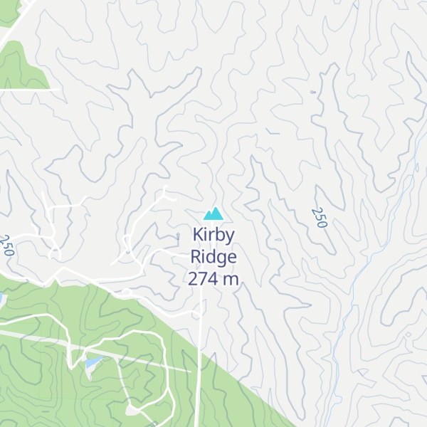 Map of Kirby Ridge