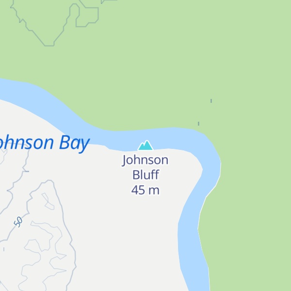 Map of Johnson Bluff