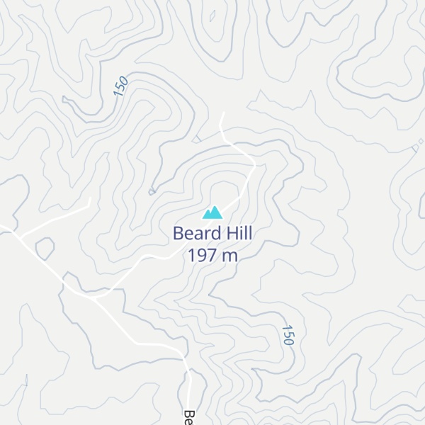 Map of Beard Hill