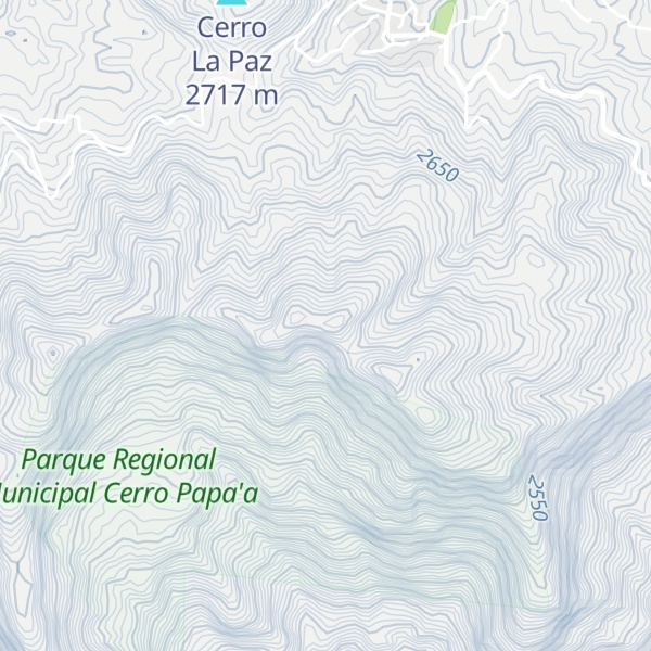 Map of Cerro San Marcos