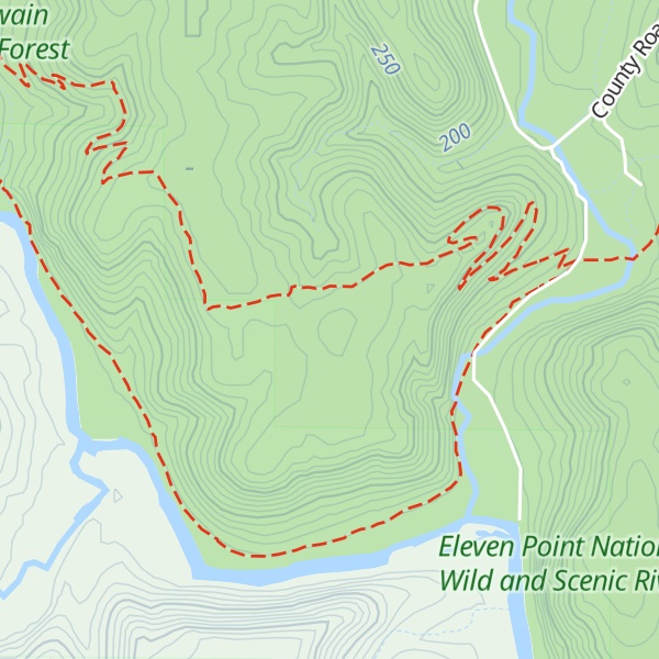 Map of Mosby Hill