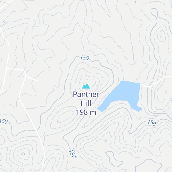 Map of Panther Hill