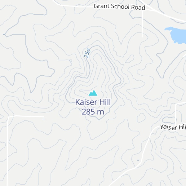 Map of Kaiser Hill