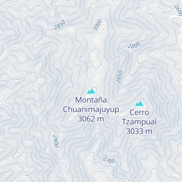Map of Montaña Chuanimajuyup