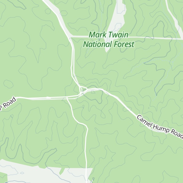 Map of Camels Hump