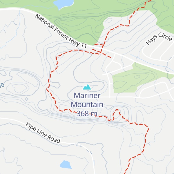 Map of Mariner Mountain