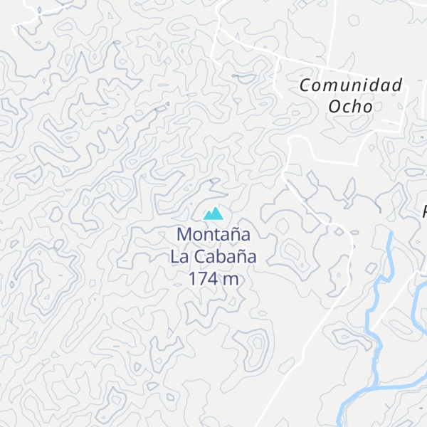 Map of Montaña La Cabaña