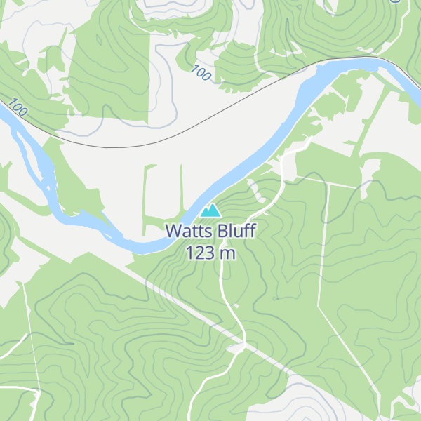 Map of Watts Bluff