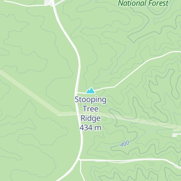 Map of Stooping Tree Ridge