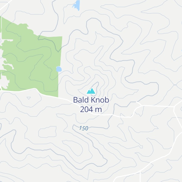 Map of Bald Knob