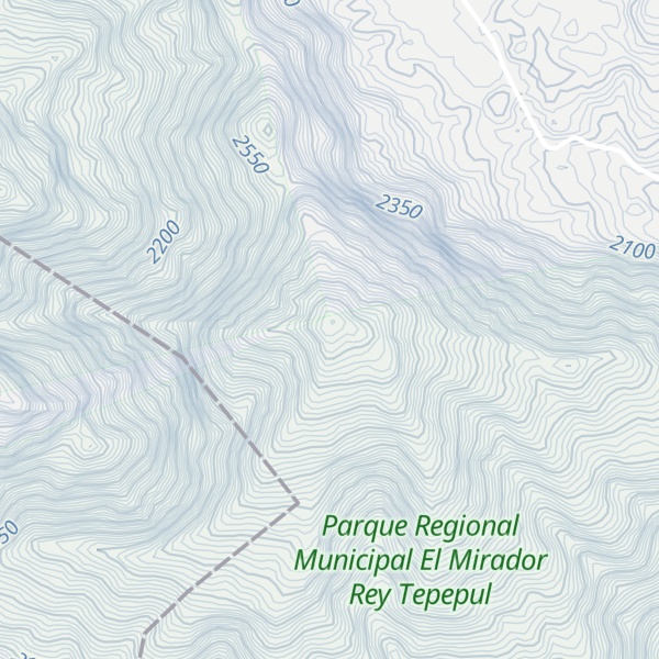 Map of Cerro Paquisís