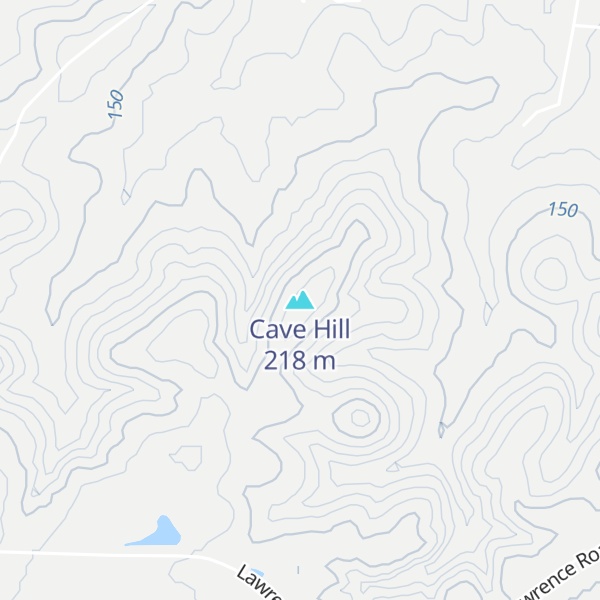 Map of Cave Hill