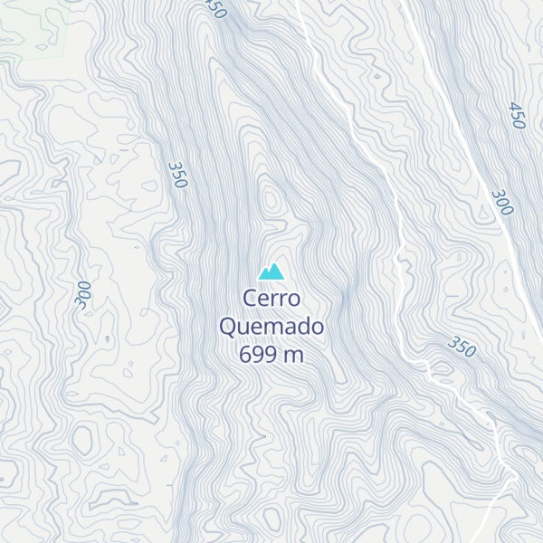 Map of Cerro Quemado