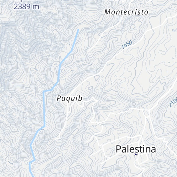 Map of Cerro Tzamatzán