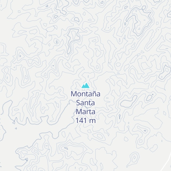 Map of Montaña Santa Marta