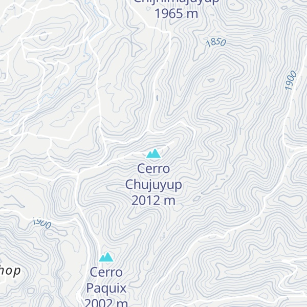Map of Cerro Chujuyup