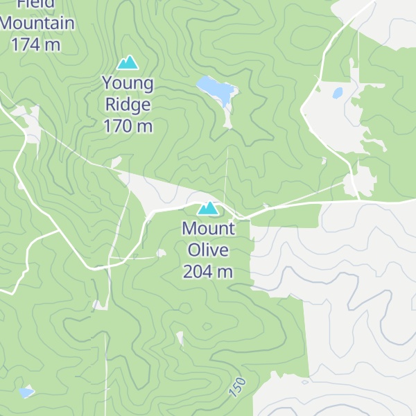 Map of Mount Olive