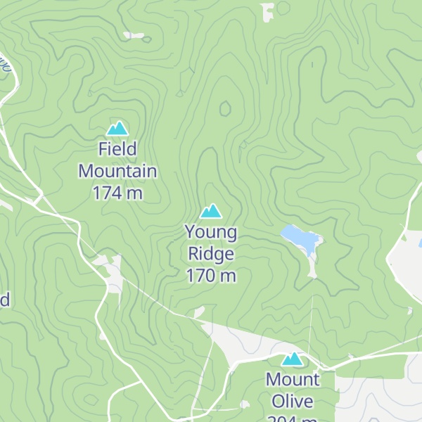 Map of Young Ridge