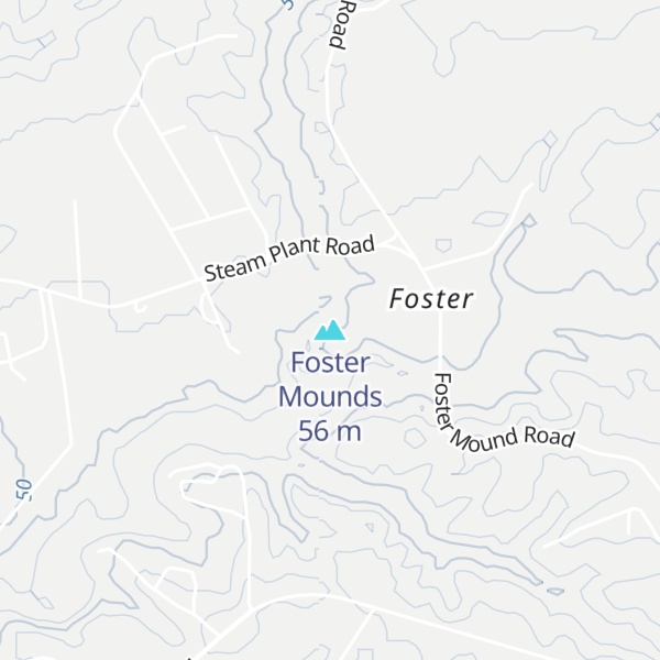 Map of Foster Mounds