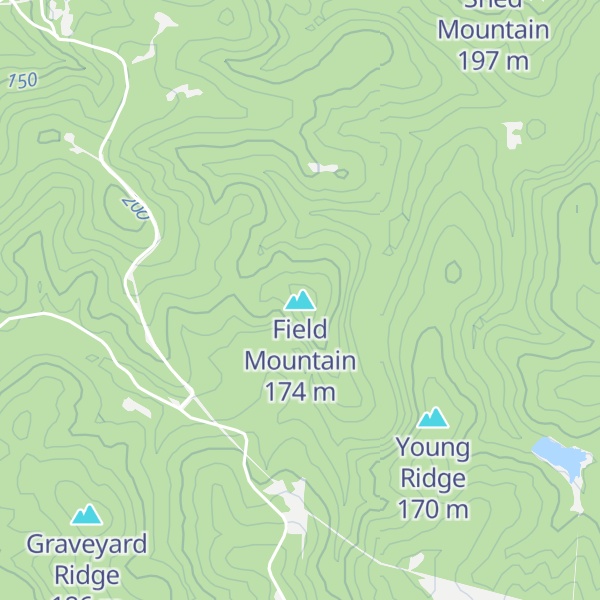 Map of Field Mountain