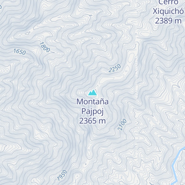 Map of Montaña Pajpoj